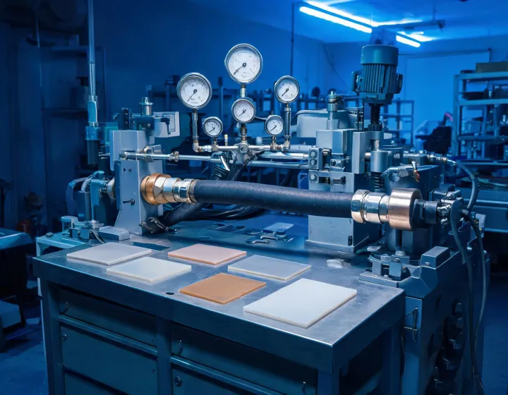 Hydraulic hose validation bench